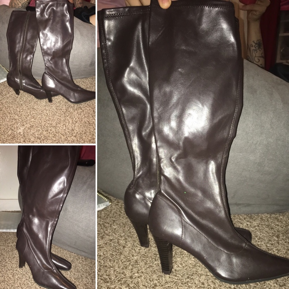 Heeled winter boots